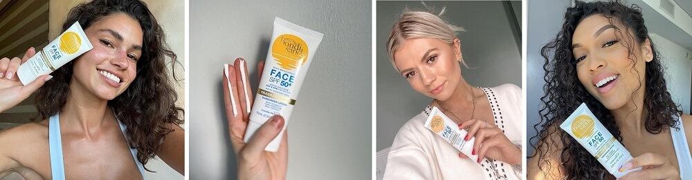 Bondi Sands SPF50+ Illatanyagmentes Fényvédő Arcra