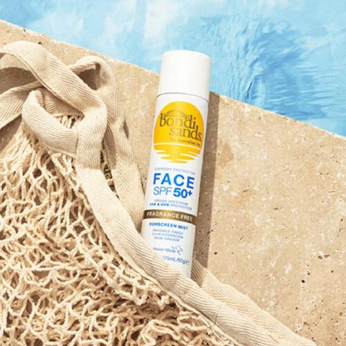 Bondi Sands Everyday Face Mist Illatmentes Fényvédő Permet Arcra SPF50+ 60g