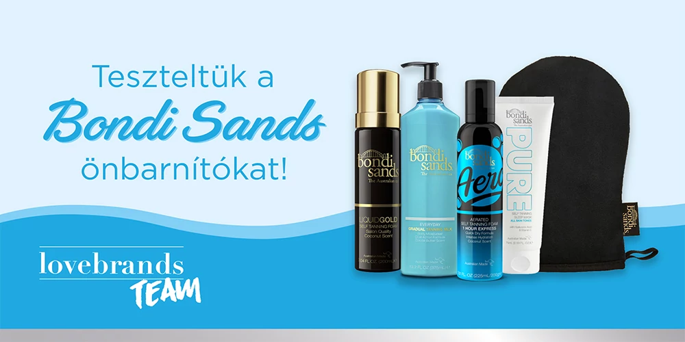 Bondi Sands tesztelés