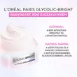 Kép 7/8 - L'Oréal Paris Glycolic Bright ragyogást adó éjszakai krém, 50 ml