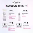 Kép 6/6 - L'Oréal Paris Glycolic Bright ragyogást adó nappali krém SPF 17 fényvédővel, 50 ml