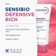 Kép 3/11 - Bioderma Sensibio Defensive Rich Arckrém 40 ml