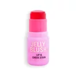 Kép 1/6 - Revolution Jelly Blush Stick Lip and Cheek Stain Strawberry Pink