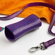 Kép 5/5 - Pet Teezer De-shedding Aljszőrkefe Kutyáknak Purple Grey