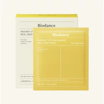Biodance Radiant Vita Niacinamide Real Deep Bőrtónus Kiegyenlítő Fátyolmaszk 34g