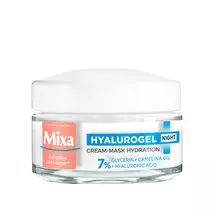 Mixa Hyalurogel Éjszakai Hidratáló Krém-Maszk, 50 ml