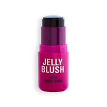 Revolution Jelly Blush Stick Lip and Cheek Stain Cherry Red