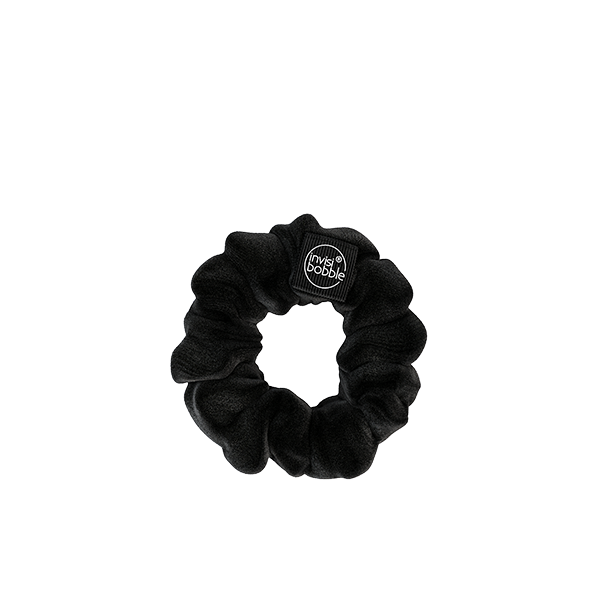 Invisibobble SPRUNCHIE True Black Bársony Hajgumi