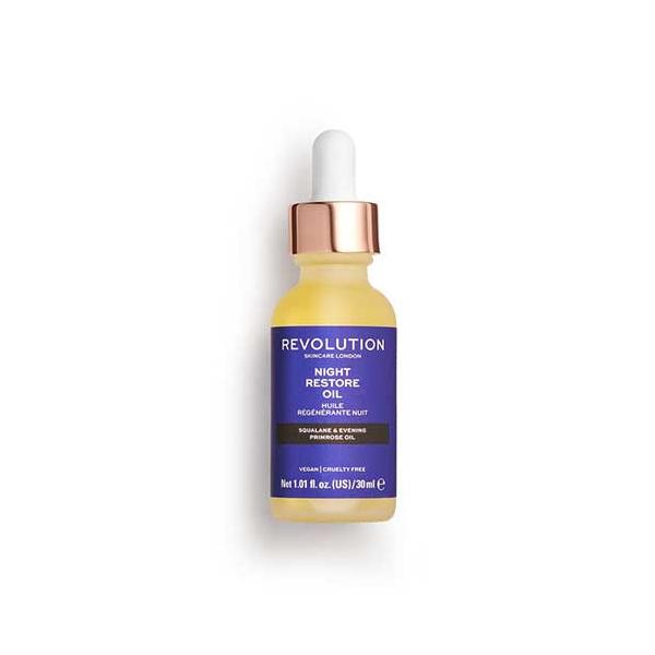 Revolution Skincare Night Restore Oil Bőrélénkítő és Hidratáló olaj 30ml