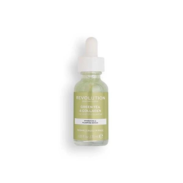 Revolution Skincare Green Tea & Collagen szérum zöldtea kivonattal és kollagénnel 30ml