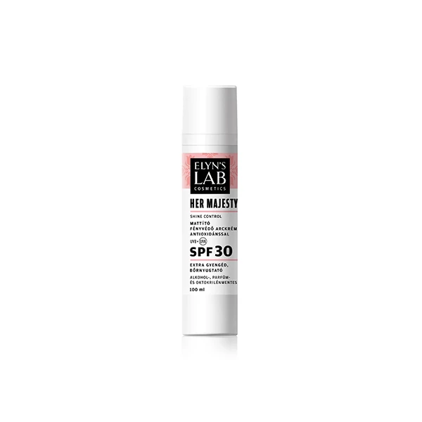 Elyn's Lab Her Majesty Shine Control SPF 30 Fényvédő Antioxidánssal