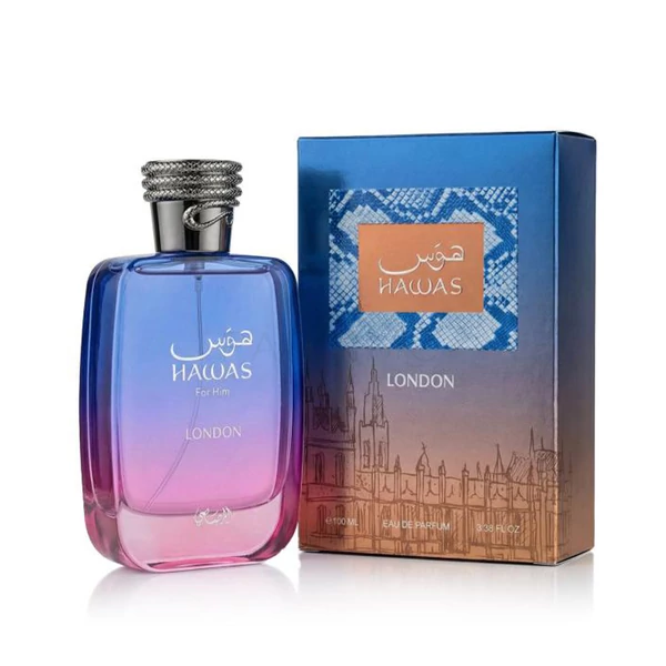 Rasasi Hawas London Men Eau De Parfum Férfiaknak 100ml