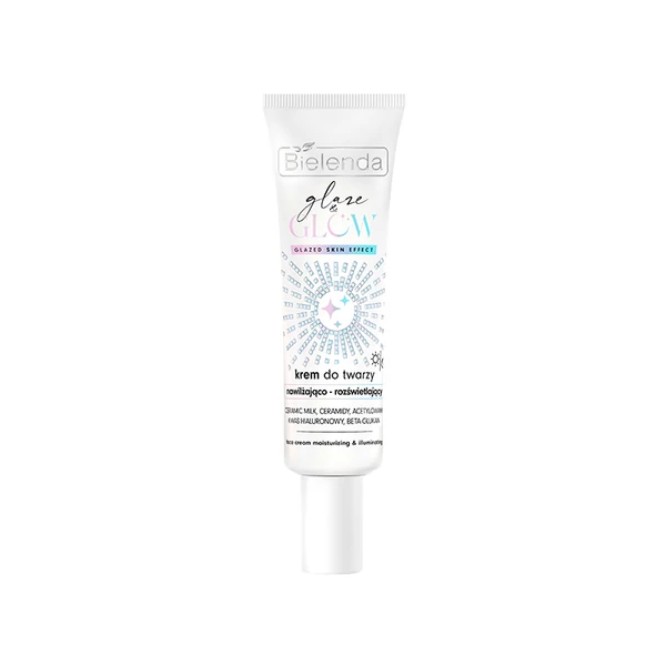 Bielenda GLAZE & GLOW Hidratáló és ragyogásfokozó arckrém - 50 ml