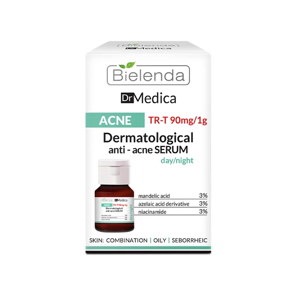 Bielenda DR MEDICA ACNE Dermatológiai akné elleni szérum nappalra és éjszakára - 30 ml
