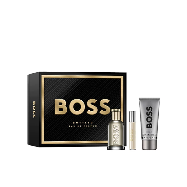 Hugo Boss Bottled Edp 100ml + Pen Spray 10ml + Shower Gel 100ml illatszett