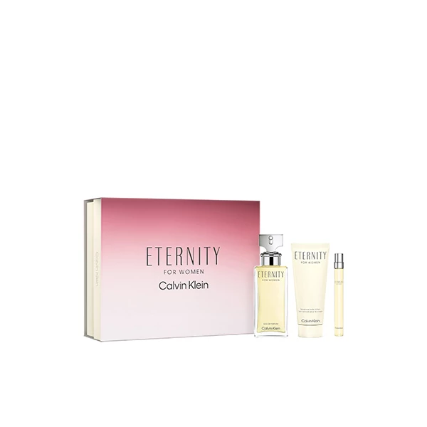 Calvin Klein Eternity for Women Edp 100ml + Body Lotion 100ml + Pen Spray 10ml illatszett
