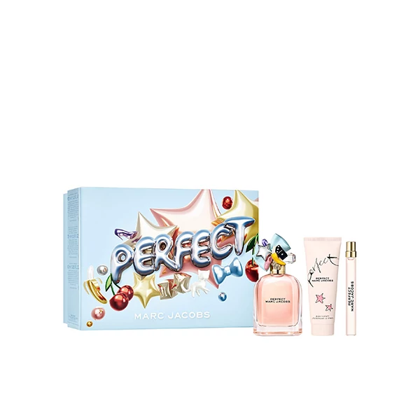 Marc Jacobs Perfect Edp 100ml + Body Lotion 75ml + Pen Spray 10ml illatszett