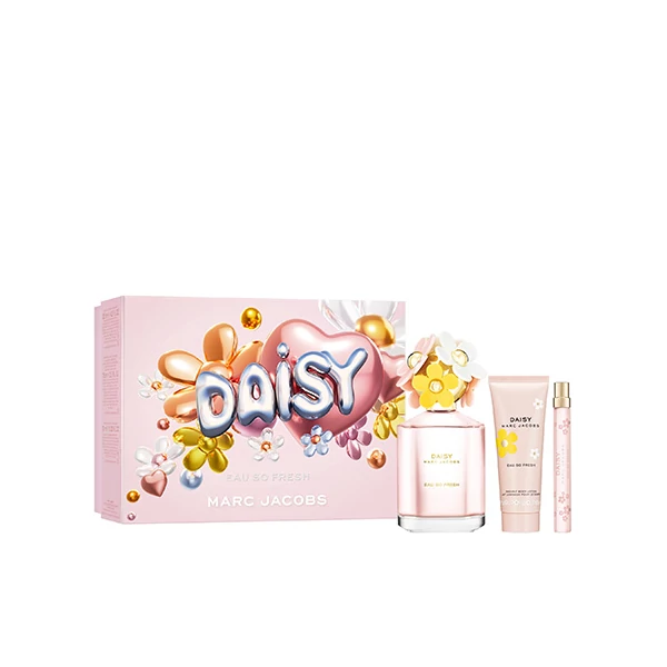 Marc Jacobs Daisy Eau So Fresh Edt 125ml + Body Lotion 75ml + Pen Spray 10ml illatszett