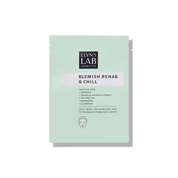 Elyn's Lab Blemish Rehab & Chill fátyolmaszk problémás bőrre