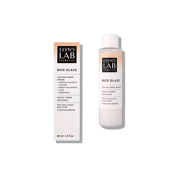 Elyn's Lab Rice Glaze ragyogásfokozó toner 76% rizskivonattal 80 ml