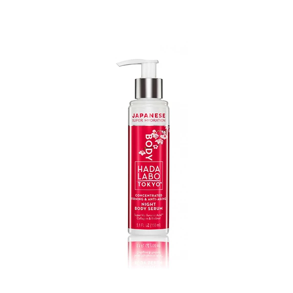 Hada Labo Tokyo Concentrated Firming & Anti-Aging Night Body Serum - Koncentrált testszérum Anti-Aging formulával - 150 ml