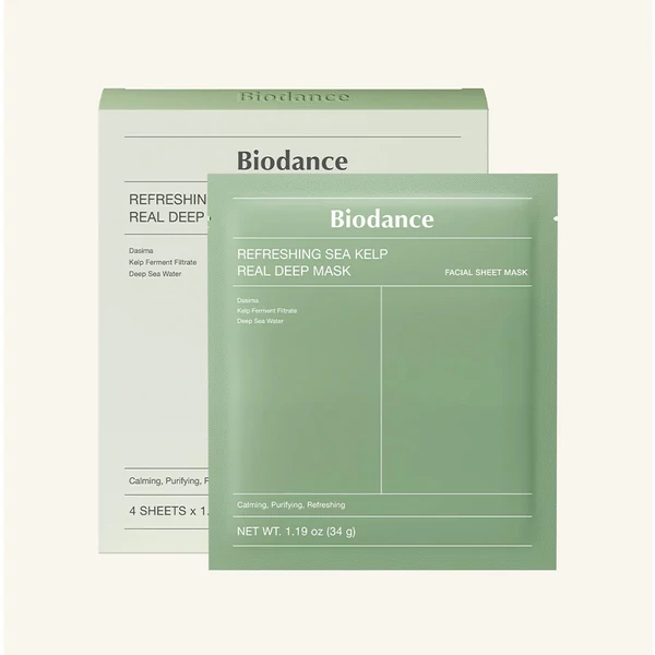 Biodance Refreshing Sea Kelp Real Deep Frissítő Fátyolmaszk 34g