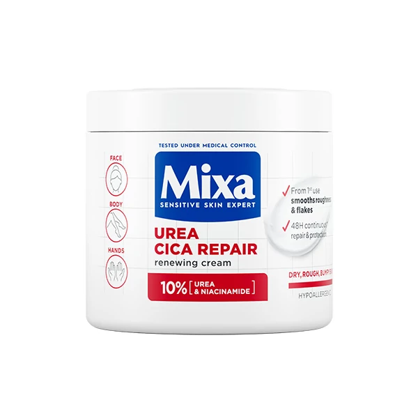 Mixa regeneráló testápoló száraz, durva bőrre, 400ml