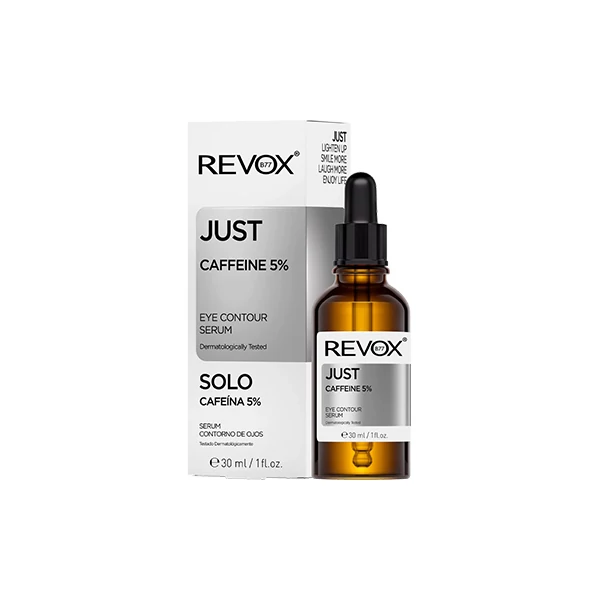 REVOX JUST 5% Koffein + Zöld Tea kivonat Szérum 30 ml