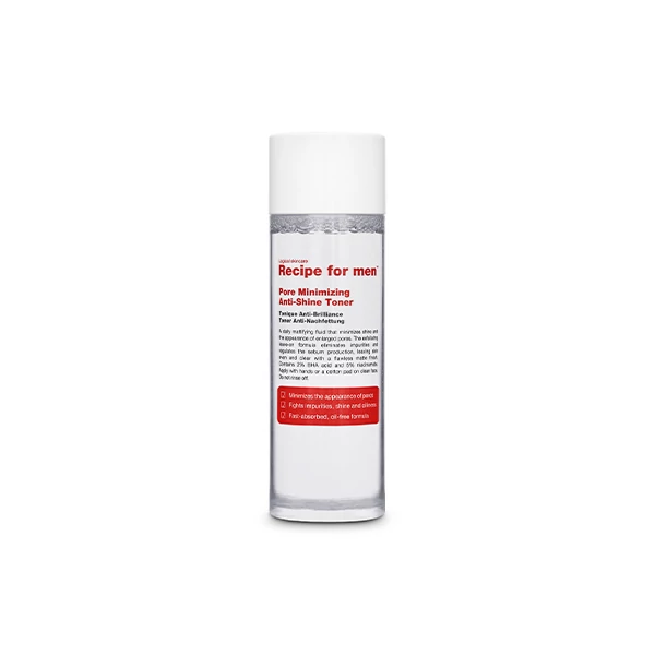 Recipe For Men Pore Minimizing Anti-Shine Toner 100ml