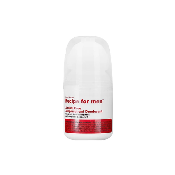 Recipe For Men Alcohol Free Antiperspirant Deodorant (Roll-On) Dezodor 60ml