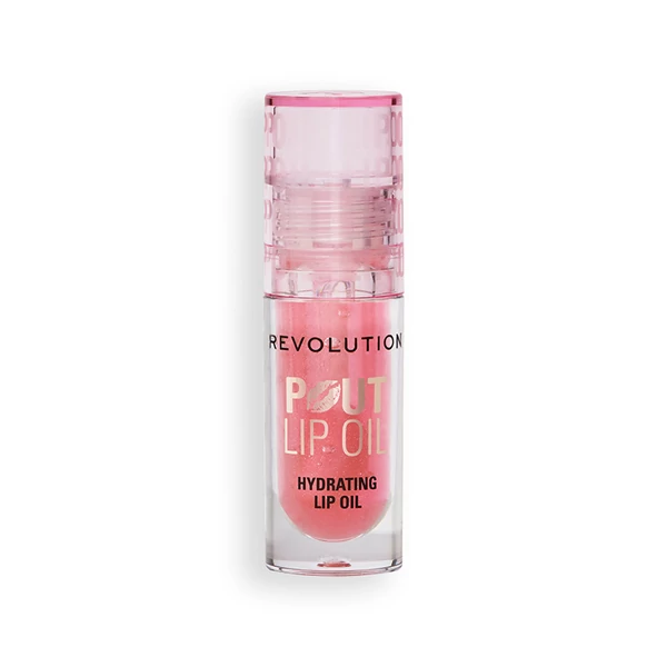Revolution Pout Lip Oil Ajakolaj Pink Shimmer