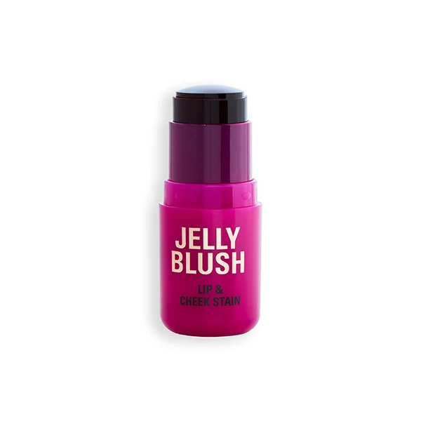 Revolution Jelly Blush Stick Lip and Cheek Stain Cherry Red
