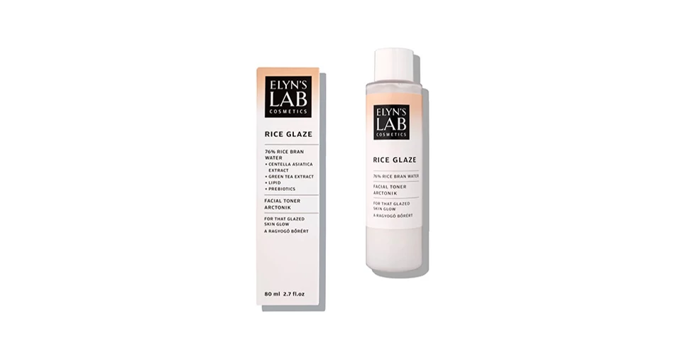 Elyn's Lab Rice Glaze ragyogásfokozó toner 76% rizskivonattal 80 ml ...