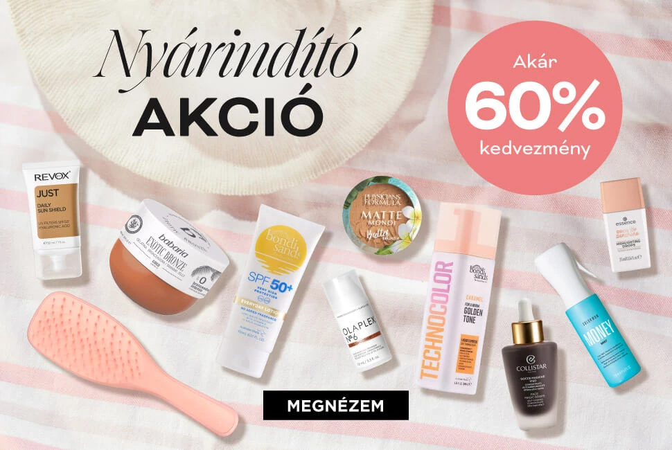 Nyárindító akció 2025 - Hajápolás, Parfümök, Sminkek, Bőrápolás
