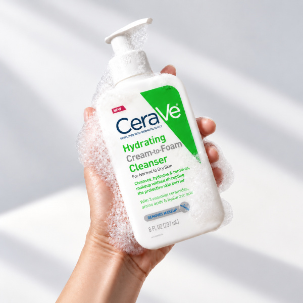 Cerave Habzó Krémtisztító 236 ml