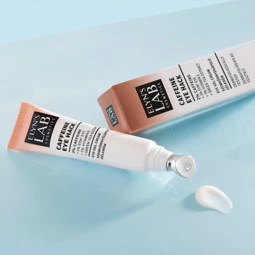 Elyn's Lab Caffeine Eye Filler szemkörnyékápoló gél 2% koffeinnel, 1% syn-eye peptiddel és 1% E-vitaminnal 15 ml