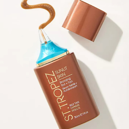 St. Tropez Sunlit Skin bronzosító szérum + önbarnító 30ml