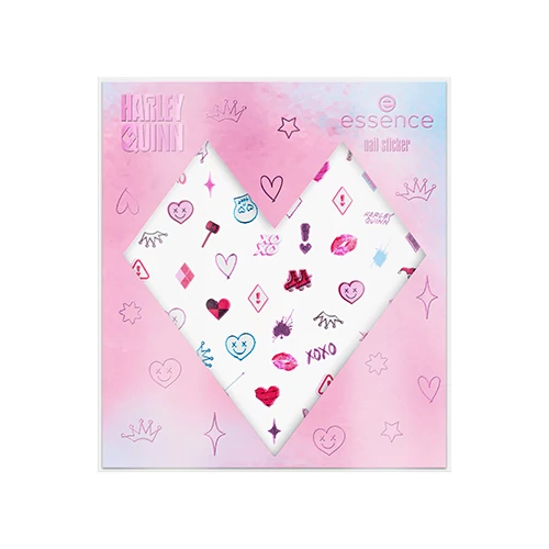 essence Harley Quinn nail sticker
