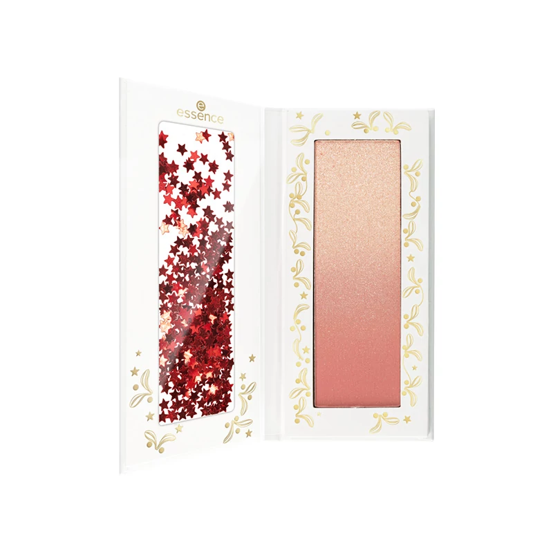 essence xmas KiSSES pirosító & highlighter duo 01