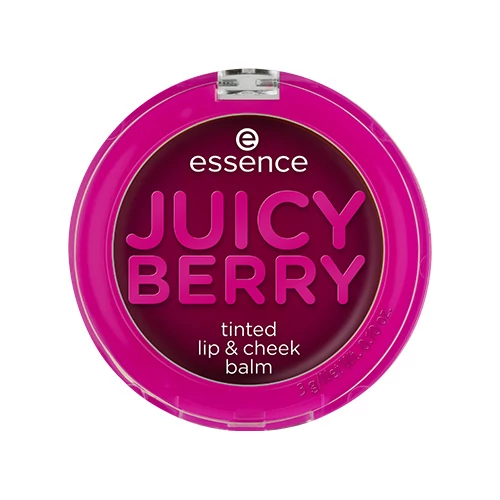 essence JUICY BERRY tinted lip & cheek balm