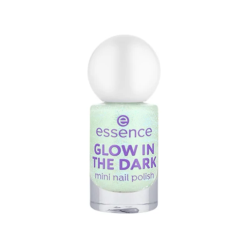 essence GLOW IN THE DARK mini nail polish 01