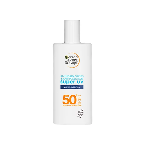 Garnier Ambre Solaire Sensitive Advanced Super UV Fluid Fényvédő Arca SPF 50+, 50 ml