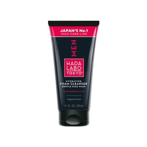 Hada Labo Tokyo Gentle Face Wash Hydrating Foam Cleanser FOR MEN - Gyengéd tisztító hab férfiaknak - 150 ml