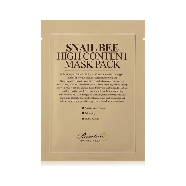 Benton Snail Bee High Content Mask Fátyolmaszk