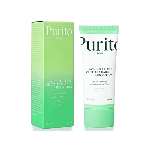 PURITO Wonder Releaf Centella Daily Sun fényvédő SPF50+ PA++++ 60ml