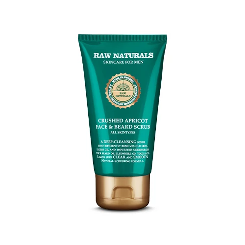 Raw Naturals Face & Beard Scrub Arc- és Szakállradír 75ml