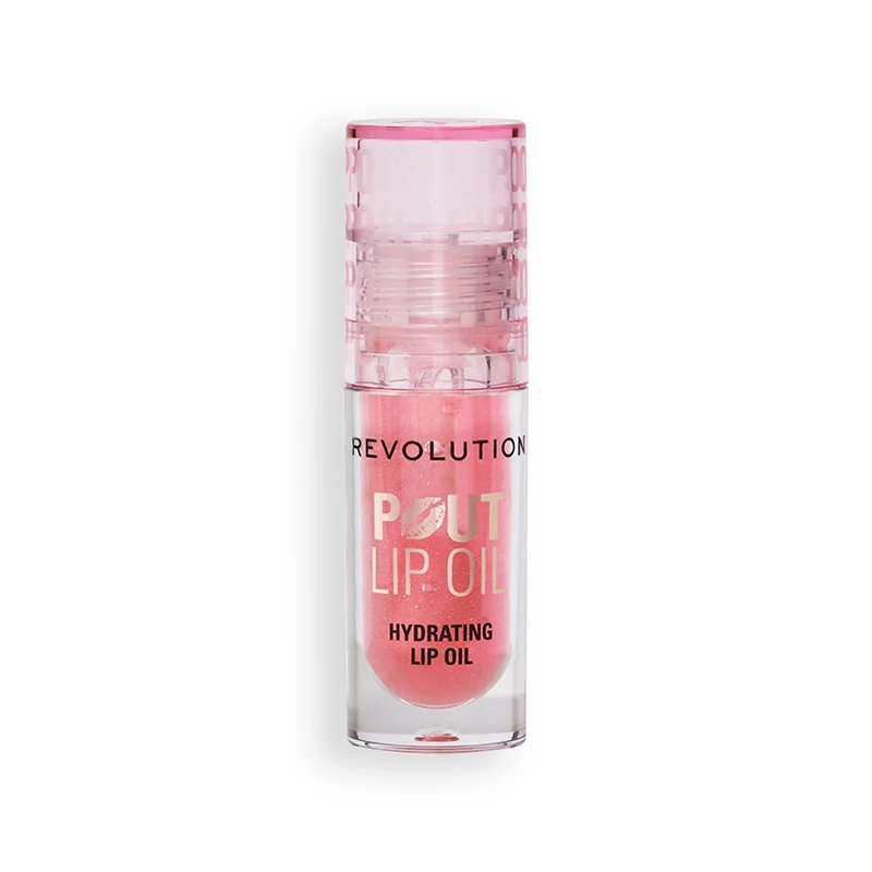 Revolution Pout Lip Oil Ajakolaj Pink Shimmer