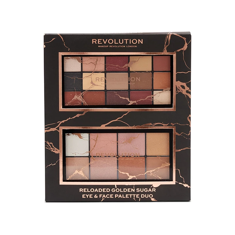 Makeup Revolution Reloaded Golden Sugar Eye & Face Paletta Szett