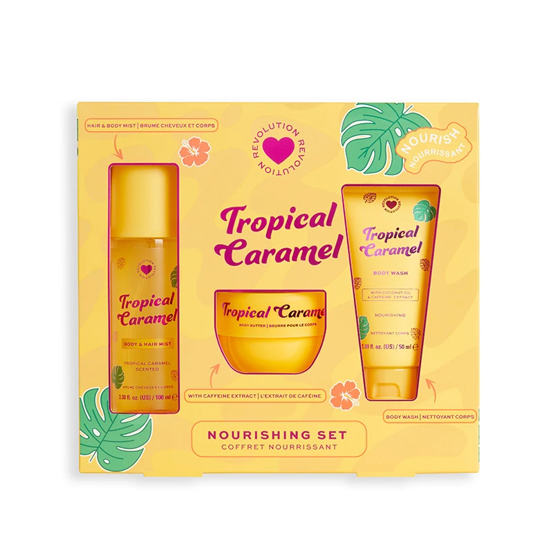 I Heart Revolution Tropical Caramel Ajándékcsomag, Testápolás