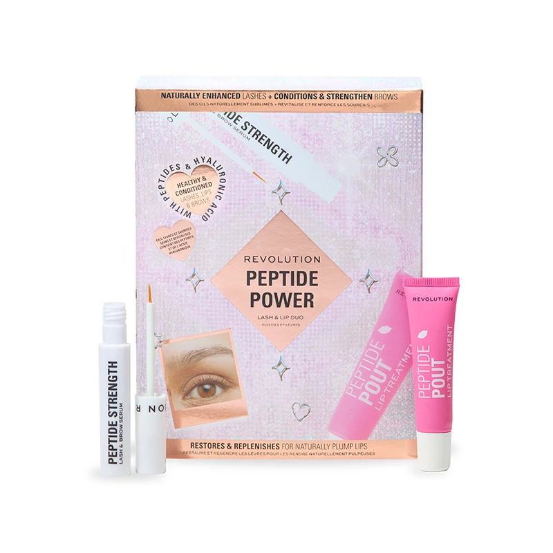 Makeup Revolution Peptide Power Lash and Lip Duo Ajándékcsomag